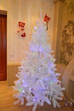 Искусственная белая елка «Жемчужная» (пвх) 3 м