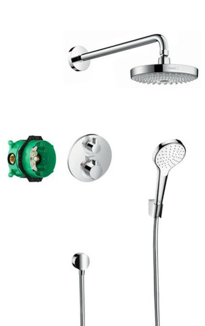 Душевой набор Hansgrohe 27295000 Croma Select S / Ecostat S