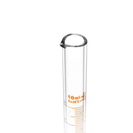 Цилиндр мерный стеклянный с носиком, 10 мл, с круглым стеклянным основанием