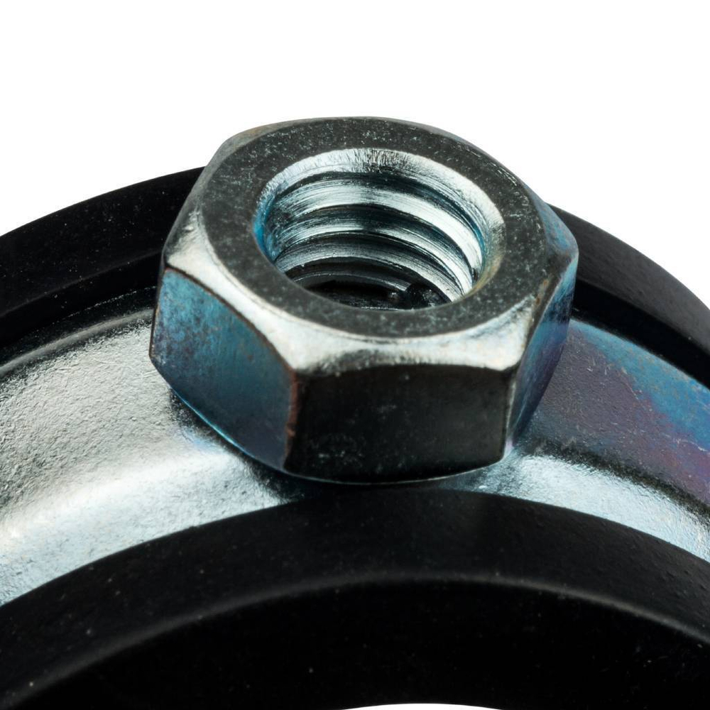 Хомут для труб, комплект: хомут+шпилька шуруп +дюбель пластиковый  1"(32-37)