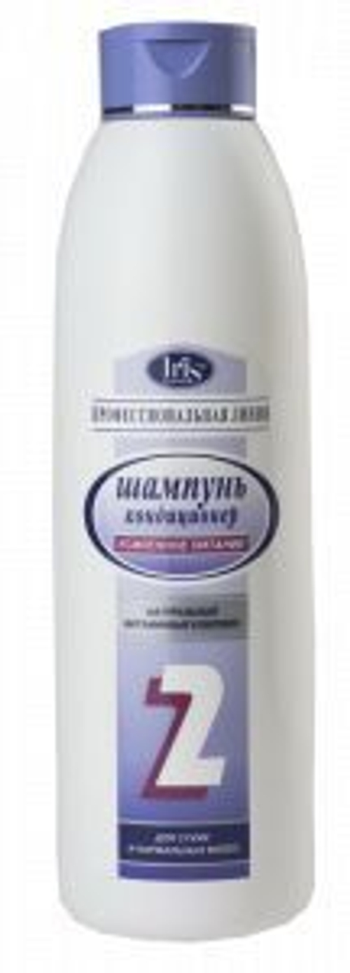 Iris Профи Шампунь №2 Усиленное питание с натуральным витаминным комплексом для сухих и нормальных волос 1000 мл