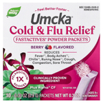 Nature's Way, Umcka®, Relief Fastactives®, простуда и грипп, пакетики с порошком, для детей от 6 лет, с ягодным вкусом, 10 пакетиков по 0,9 г (0,03 унции)
