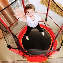 Батут детский DFC TRAMPOLINE-RED 55&amp;quot; с сеткой