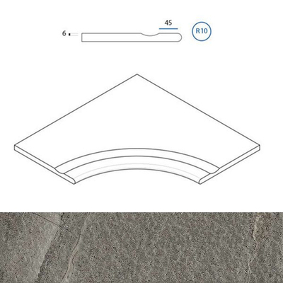 Спецэлемент CONTEMPORA X2 CARBON BOR. SVASATO ANG.ROUND 30 (620090000224)