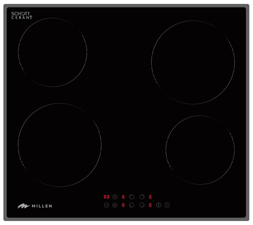 Электрическая варочная панель Millen MEH 602 BL