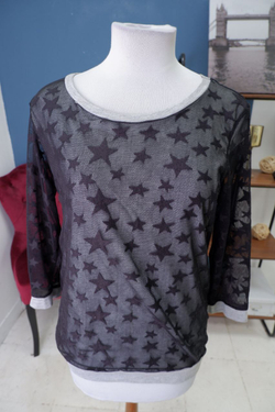 Джемпер Terranova со звездами 48 размер