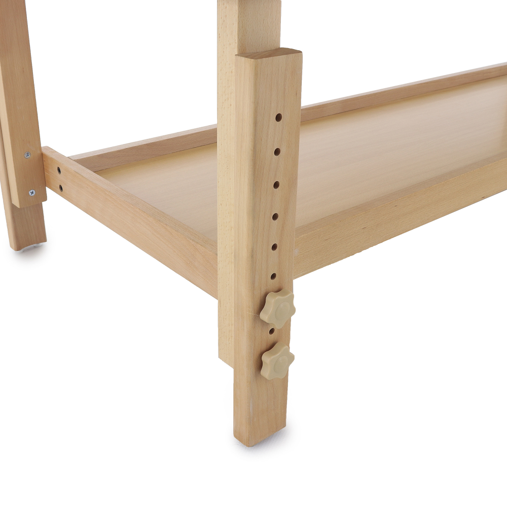 Стационарный массажный стол деревянный  FIX-MT2 (МСТ-31Л)