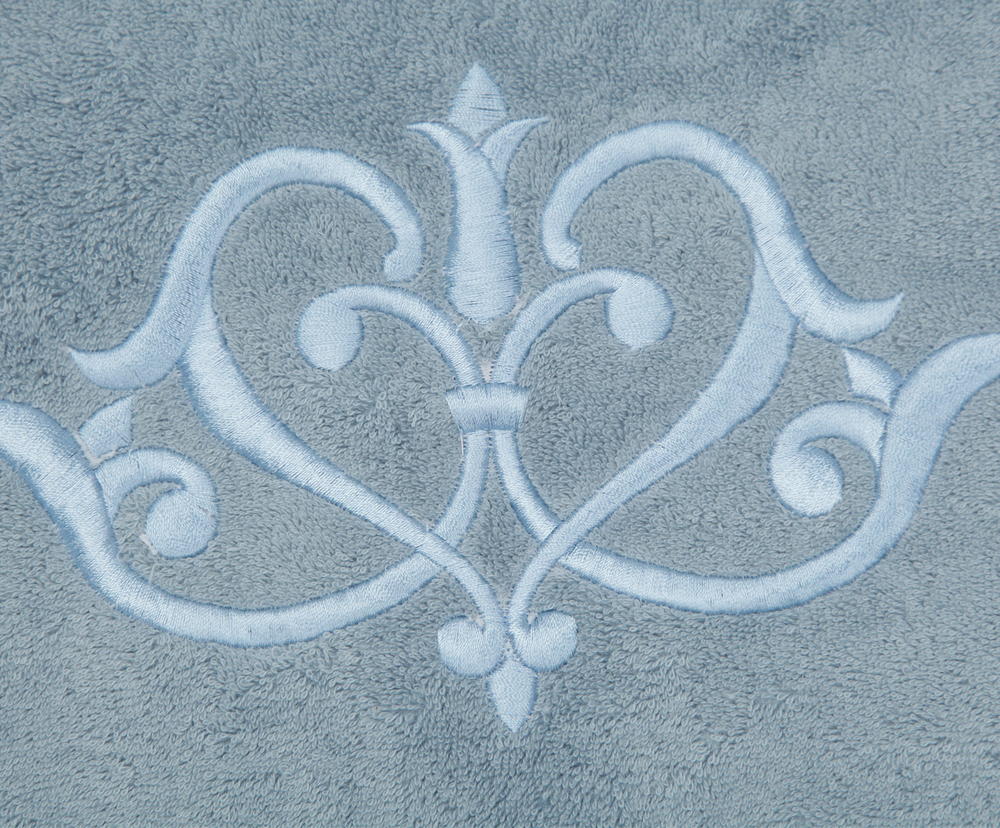 Полотенце 110х150 Old Florence Ванити голубое