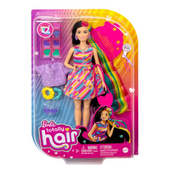 Barbie Totally Hair - Кукла с длинными волосами + модные аксессуары HCM90