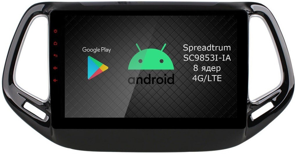 Магнитола для Jeep Compass 2016+ - Roximo RI-2204 Android 12, ТОП процессор, 8/128Гб, SIM-слот