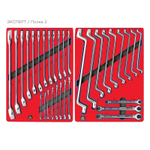 Набор инструментов &quot;ЭКСПЕРТ&quot; в красной тележке, 323 предмета МАСТАК 52-06323R