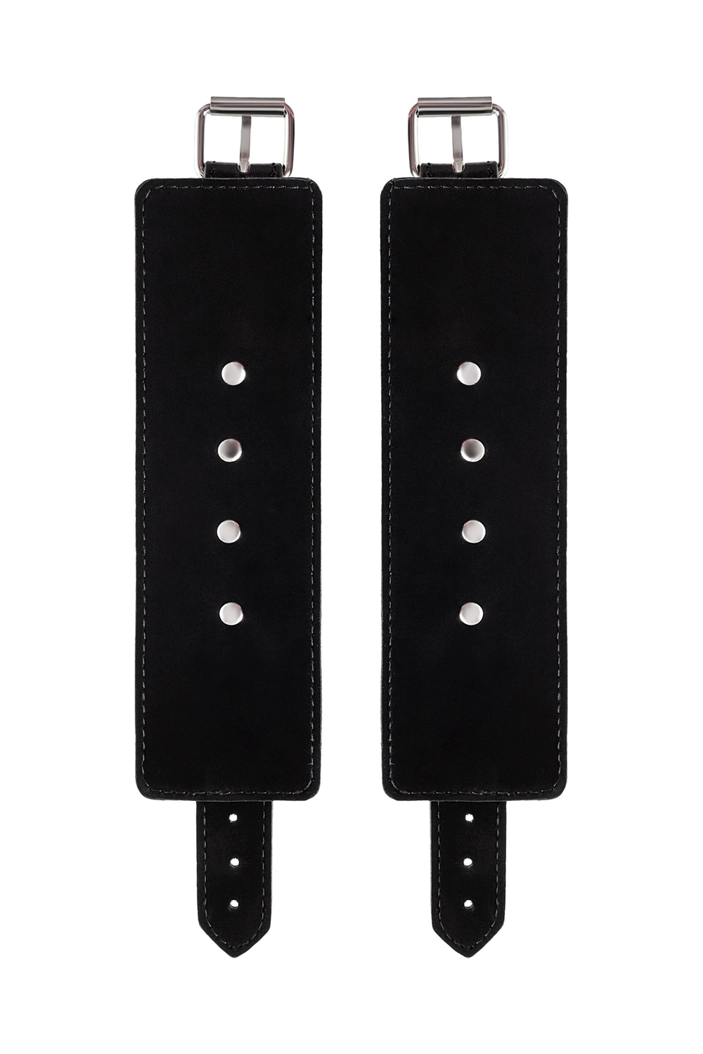 Наручники Anonymo #0103, PU кожа, черные