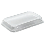 Крышка к контейнеру бумажному Sushi Box 138х221х32 мм ПЭТ 1/400