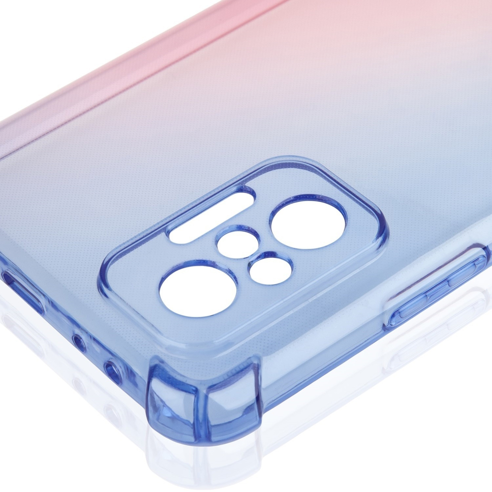 Чехол ROSCO для Xiaomi Redmi Note 10 Pro оптом (арт. XM-RN10P-HARD-TPU-DARKBLUE-PINK)