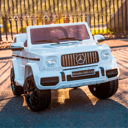 Детский электромобиль "Mercedes-Benz  G63" 12V,белый
