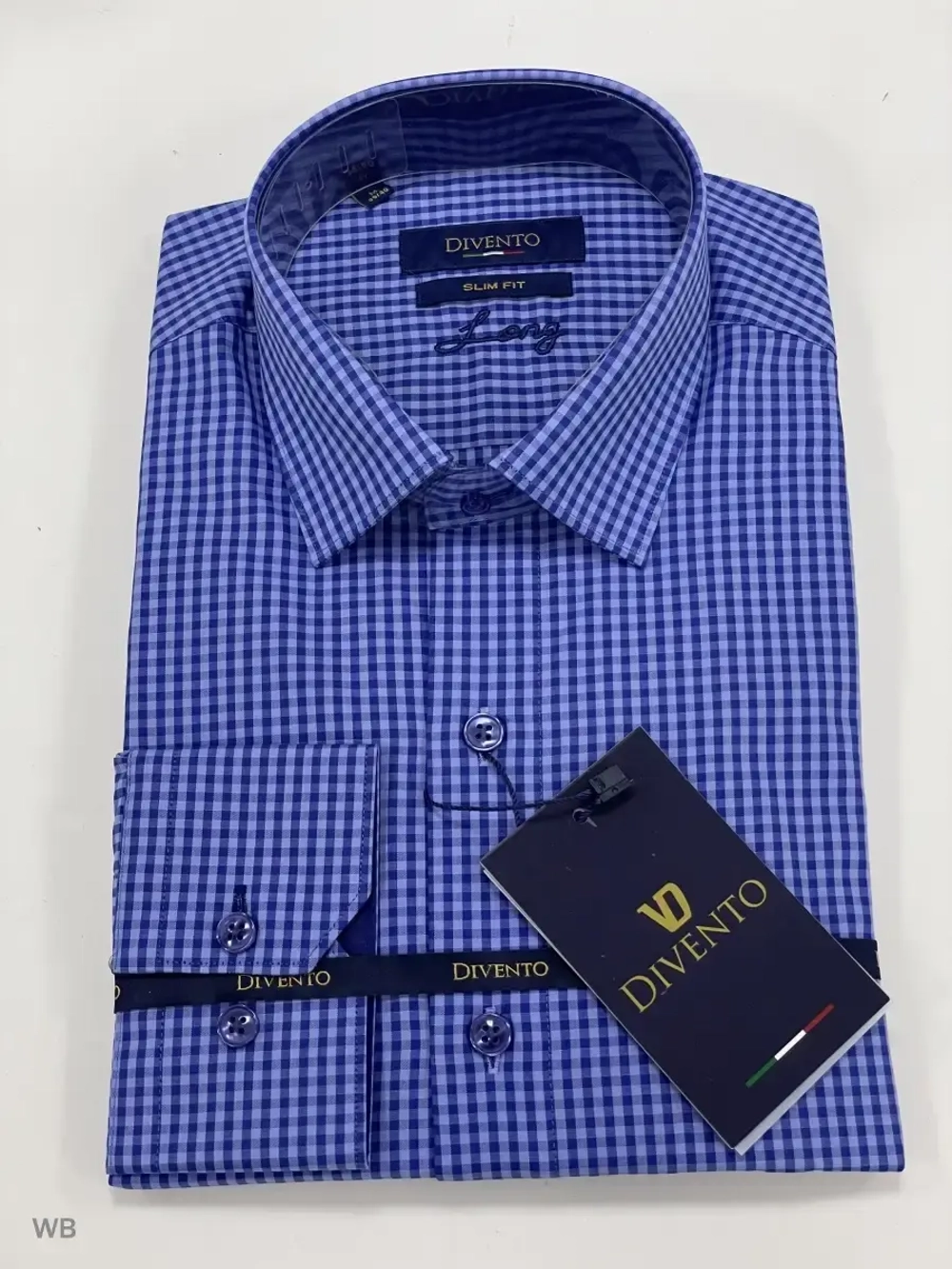 Рубашка на высокий рост LONG SLIM FIT с длинным рукавом