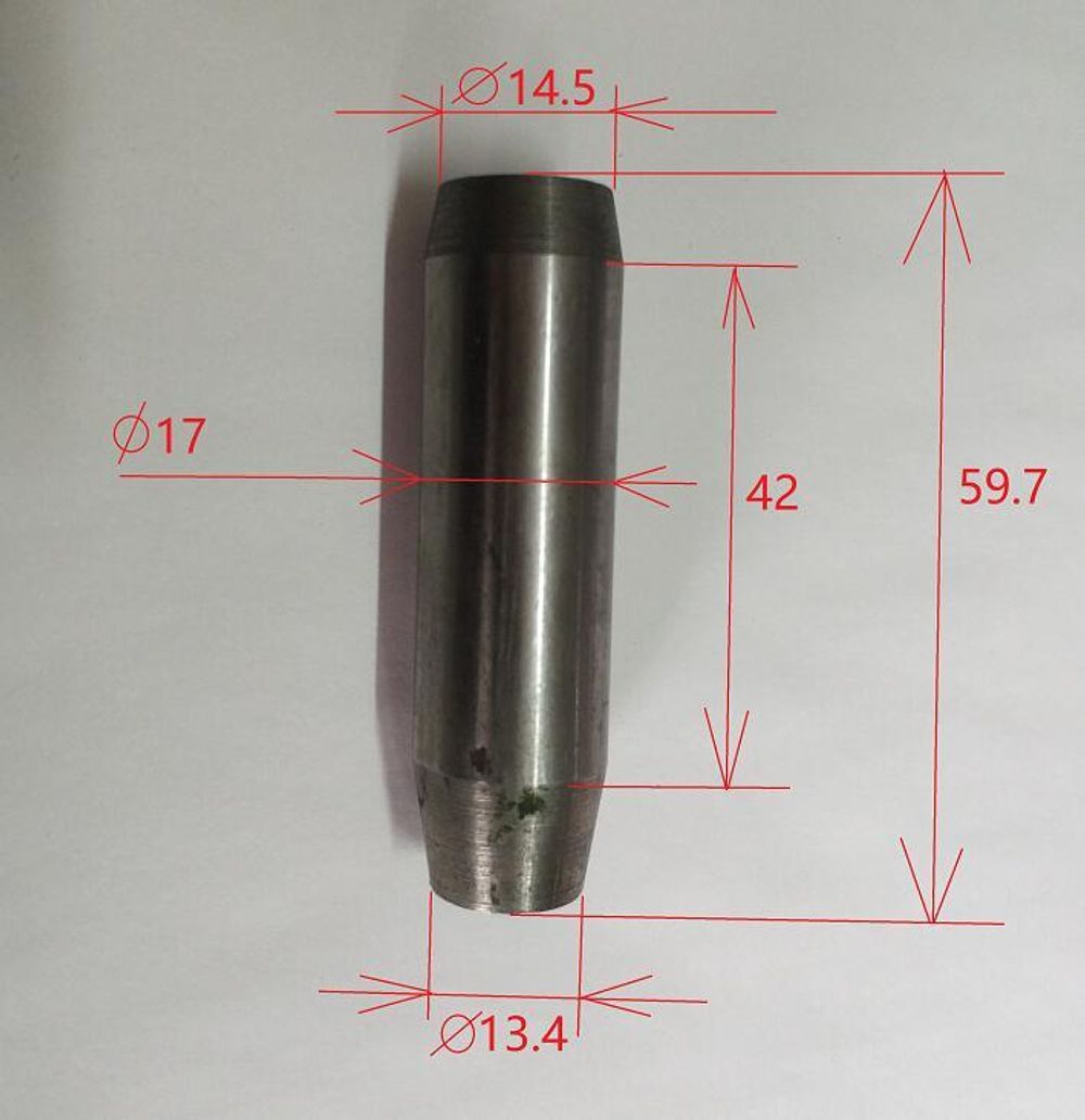 Втулка направляющая клапана TDL16-19 2L/Valve guide (100-03102-1/2)