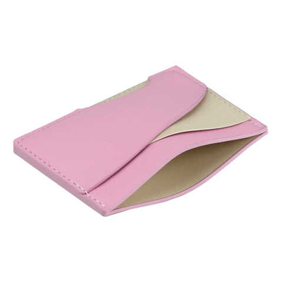 Картхолдер для пластиковых карт ESCALADA, 105x75 мм, ПЛЕЗИР БЕЖЕВЫЙ/РОЗОВЫЙ