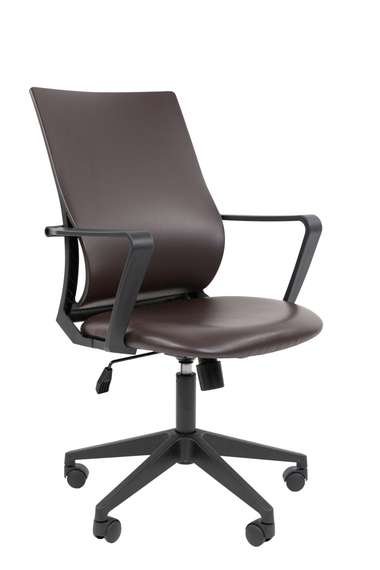 Офисное кресло Chairman 545 Россия экокожа коричневый Б/П