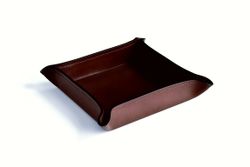 Лоток большой BUVARDO LUX из кожи Full Grain Bologna Brown