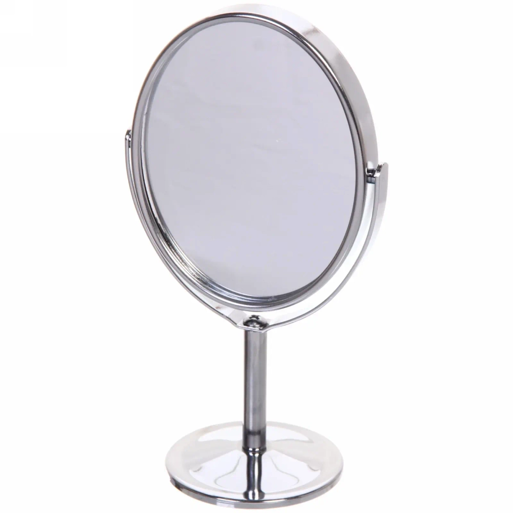 Зеркало настольное на ножке «Beauty», двухстороннее с увелич., овал, 16см, 8*10см