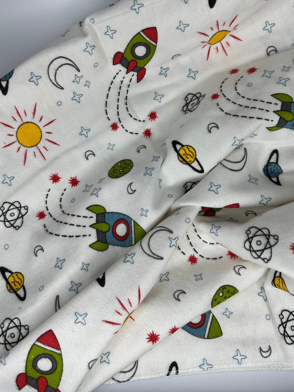 Фланелевая пеленка 85*120 Космос