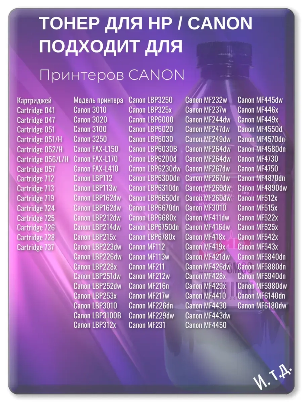 CMG3 Тонер универсальный Premium для HP и Canon