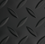 Рулонное резиновое покрытие "КОМФОРТ" - ЕЛОЧКА, ширина 1,5 м, черный, рулон 10м