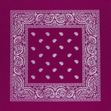 Бандана бордовая с белыми капельками (019)