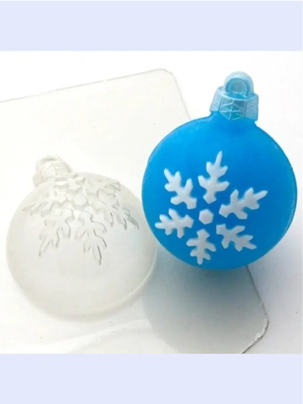 Форма пластиковая Шар/Снежинка