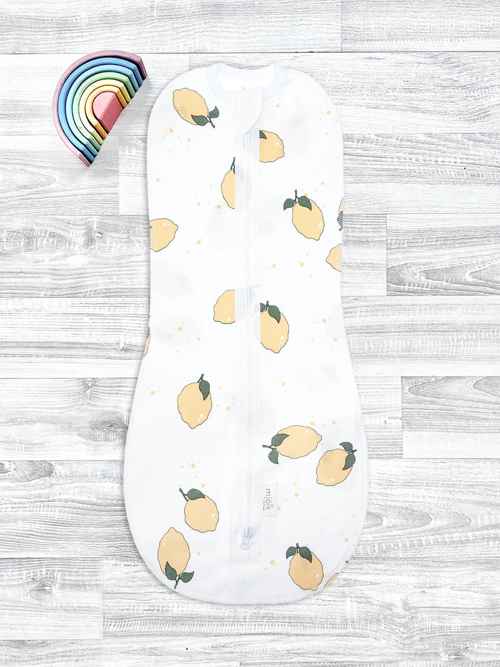 Пелёнка-кокон Mjölk Лимоны, уценка