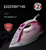Утюг POLARIS PIR 2668AK Белый/Розовый