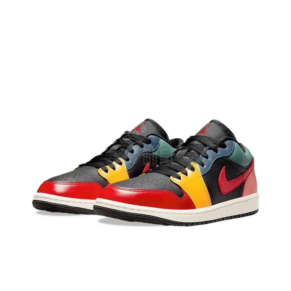 Женские кроссовки Air Jordan 1 Low SE 'Black Multi-Color' DN3739-060