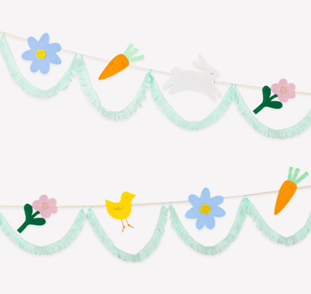 Гирлянда из фетра "Пасхальная"