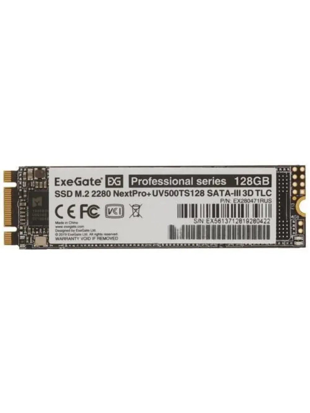 128 МБ M.2 SSD накопитель NextPro+ UV500TS128 EX280471RUS