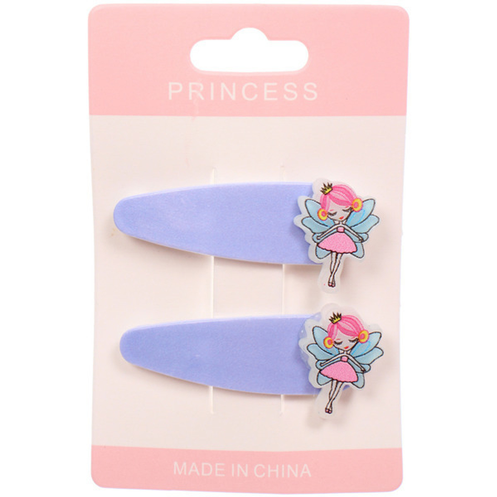 Зажимы для волос детские 2шт «ЗЕФИР», феи, 5.5*1.8см