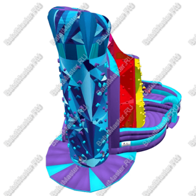 Коммерческий надувной батут-скалодром "Подъем"