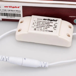 Светильник DL-172M-15W Warm White (Arlight, IP40 Металл, 3 года) 020113