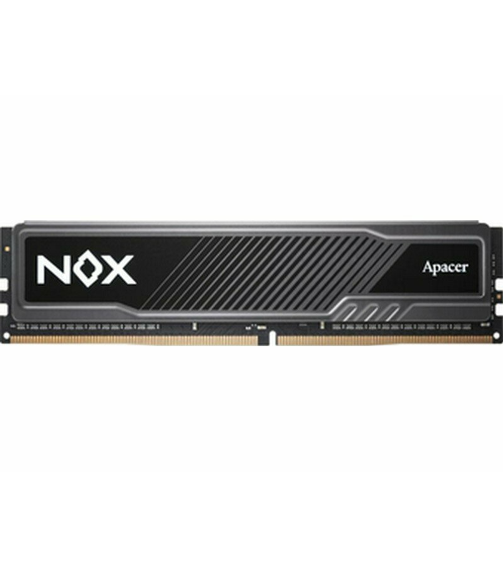 Apacer DDR4 8GB 3200MHz DIMM NOX Black Gaming Memory (PC4-25600) CL16 1.35V Intel XMP 2.0, Heat Sink (Retail) 1024*8 3 years (AH4U08G32C28YMBAA-1)