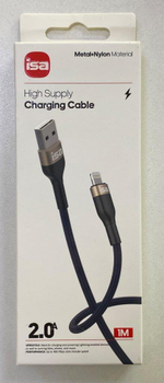 Кабель ISA BX-5 1M USB/Lightning
