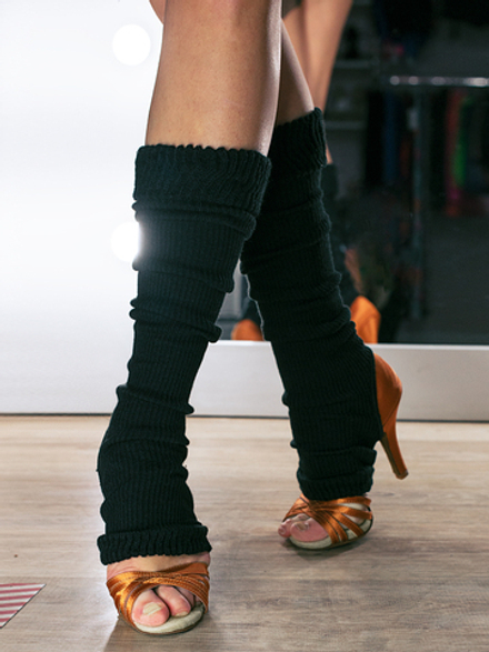 Гетры для танцев черные шерстяные