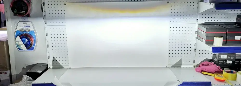 WD-067 / ПТФ Линза KIA / Hyundai 40W 1 Режим белый свет / Противотуманные фары автомобильные светодиодные / туманки LED ПТФ на КИА / Хендай / комплект 2 шт