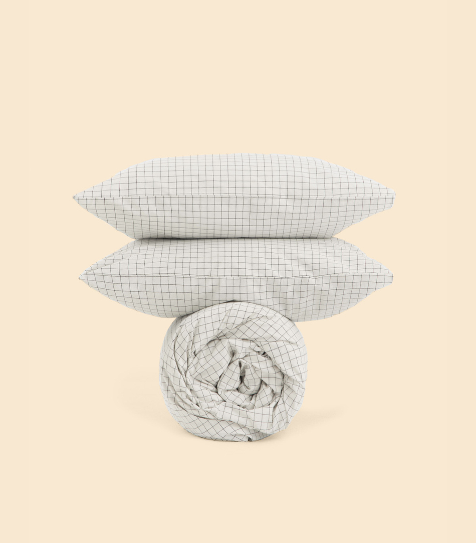 Пододеяльник - Melange White - 150x200