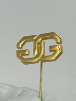 Брошь булавка Лого Givenchy 1978 год