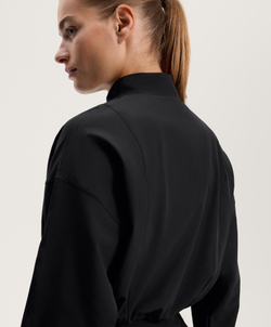 Oysho Техническая куртка с длинными рукавами, черный