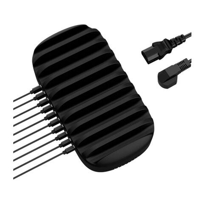 Зарядная станция с активным охлаждением ORICO (DUK-10P V1) Проводная зарядка: 10 USB-A. Беспроводная зарядка: нет. Есть LED-индикация