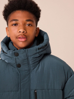 Куртка утепленная с капюшоном для мальчика Next 414-110, Синий