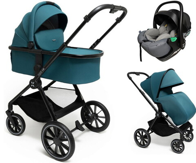 Коляска Agex Life 3 в 1 с автокреслом i-Safe S Grey ALG528 Green (Зеленый)