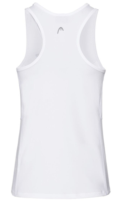 Футболка для девочки теннисная Head Club Tank Top - white