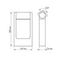 Уличный светодиодный светильник Arlight LGD-Path-Frame-Rotary-H300-6W Warm3000 020344(1)